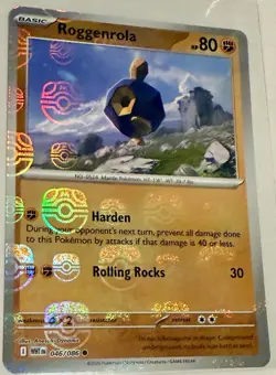 Roggenrola (Master Ball Pattern) 046/086 SV: White Flare Pokemon TCG - Image 1
