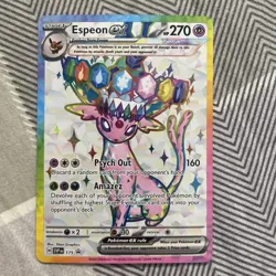 Pokemon Espeon ex SVP 175 Premium Figure Collection Black Star Promo NM - Image 1