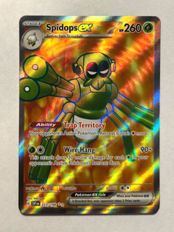 Pokemon Scarlet and Violet - SPIDOPS EX - FULL ART - 223/198 - NM - Image 1