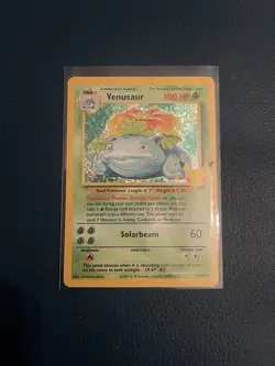 Pokemon TCG Venusaur Celebrations: Classic Collection 15/102 Holo Holo Rare - Image 1