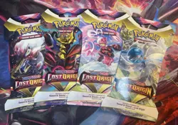 Pokemon TCG: Sword & Shield Lost Origin Sleeved Art Set (4 Packs!) - Image 1