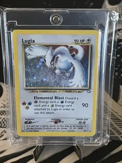 Pokemon Neo Genesis Lugia 9/111 Holo Rare MP - Image 3