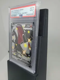 2020 Pokemon SWSH FA Charizard V Champion's Path- Secret #79/73 PSA 9 MINT - Image 4