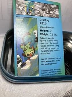 Pokemon TCG - Galar Power Mini Tin - Grookey No: 810 - Image 3