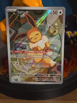 Pokemon Eevee TCG SVP 173 Scarlet & Violet Black Star Promo - Image 1