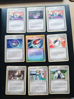 Mit Reverse Holo | 9x Vintage Trainer Pokemon Karten Sammlung | DE + EN - Image 1