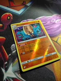 Pokemon Omastar 76/181 Reverse Holo Team Up 2019 LP - Image 3