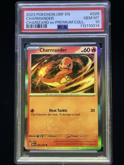 Pokemon Charizard ex Premium Collection Promo Charmander 026 PSA 10 - Image 1