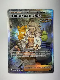 Pokemon: Professor Sada's Vitality Special Illustration Rare SIR Holo 256/182 NM - Image 1