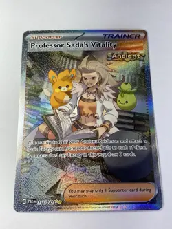 Pokemon: Professor Sada's Vitality Special Illustration Rare SIR Holo 256/182 NM - Image 2