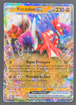 CARTE POKEMON KORAIDON EX 124/197 🇫🇷 FR 🇫🇷 FLAMMES OBSIDIENNES EV3 - Image 1