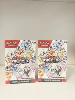 Pokemon Prismatic Evolutions Booster Bundle Sealed Box x2 - Image 1