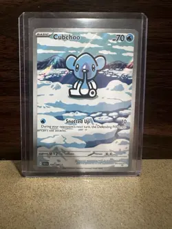 Pokemon TCG Cubchoo Illustration Rare Black Bolt 109/086 English Edition - Image 1