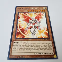 (3x) Archlord Kristya - VASM-EN048 - Rare - NM - 1st Ed - Yugioh - Playset - Image 2