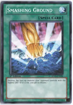 Yugioh - Smashing Ground SDLS-EN026 1st Edition - Structure Deck: Lost Sanctuary - Image 1