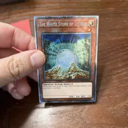 The White Stone of Legend Platinum Secret Rare 1st Edition RA03-EN208 - Image 4