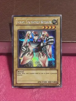YUGIOH • GAMMA THE MAGNET WARRIOR • PRISMATIC SECRET RARE DOR-003 Vintage - Image 1
