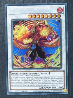 Zoroa the Magistus Conflagrant Calamity BODE Secret Rare - 1st ed - Yugioh Cards - Image 1
