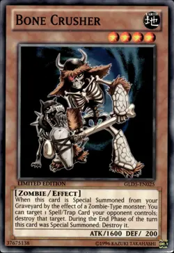 Bone Crusher - Limited Edition GLD5-EN025 - LP - YuGiOh - Image 1