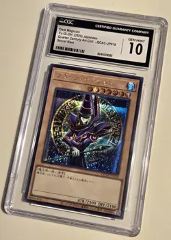 2025 YU-GI-OH! Dark Magician QCAC-JP018 JPN Secret Rare CGC PRISTINE 10 - Image 3