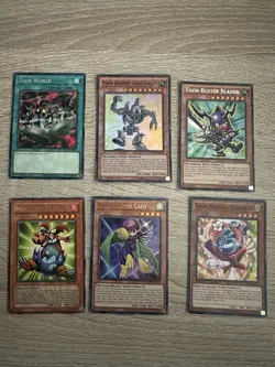 Yugioh Cards Toon Buster Ancient Gear Harpie Ryu World Masked Set with Free Gift - Image 1
