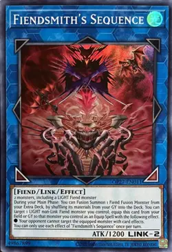 Fiendsmith's Sequence-Super Rare - Unlimited - OP27-EN011 - OTS Tournament Pa... - Image 1