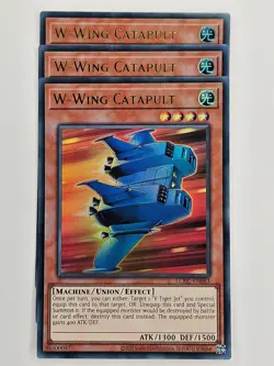 Yu Gi Oh - 3x LCKC-EN083 W-Wing Catapult - Ultra Rare - Image 1