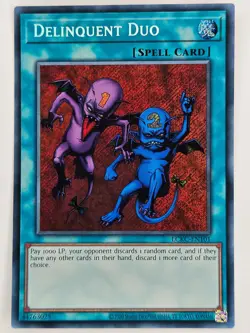 Yu Gi Oh - LCKC-EN101 Delinquent Duo - Secret Rare - Image 1