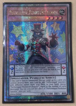 Performapal Pendulum Magician RA04-EN242 Quarter Century Secret Rare 1st Ed - Image 1