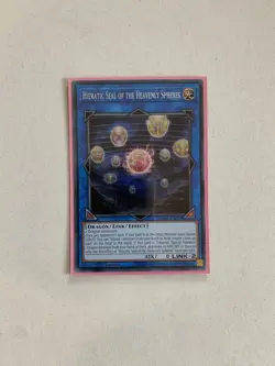 Yugioh Hieratic Seal of the Heavenly Spheres RA02-EN039 Secret Rare 1st Ed NM - Image 1