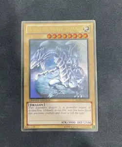 Yu-Gi-Oh! Blue-Eyes White Dragon GLD5-EN001 Ghost Gold Rare Limited Edition NM - Image 1