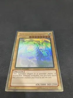 Yu-Gi-Oh! Blue-Eyes White Dragon GLD5-EN001 Ghost Gold Rare Limited Edition NM - Image 2