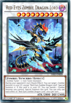 Red-Eyes Zombie Dragon Lord - DIFO-EN039 - Ultra Rare 1st Edition Yugioh - Image 1