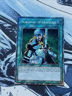 Yugioh Nobleman of Crossout Platinum Secret Rare RA03 - Image 1