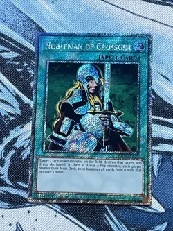 Yugioh Nobleman of Crossout Platinum Secret Rare RA03 - Image 2