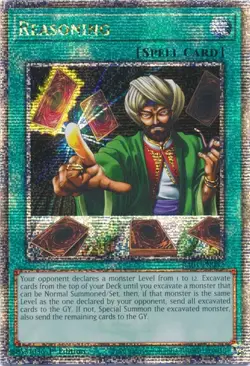 Reasoning - RA01-EN052 - Quarter Century Secret Rare - Yugioh - Image 1