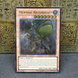 Yugioh Mermail Abyssbalaen LTGY-EN083 Ultimate Rare 1st Edition NM - Image 1