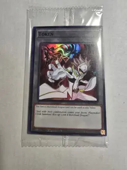 Yugioh Token TKN5-EN041 Varis & Borreload Dragon Foil Factory Sealed Burst - Image 1