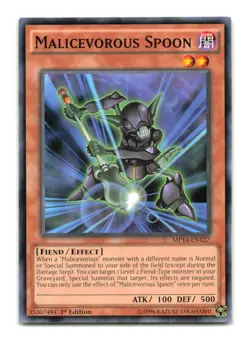 Malicevorous Spoon - MP14-EN127 1st Edition - YuGiOh-LP - Image 1