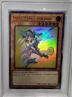 PSA 9 Mint - Dark Magician Girl LART-EN019 Lost Art Promotion Ultra Rare YuGiOh - Image 3