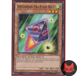 Yugioh Speedroid Tri-Eyed Dice SP17-EN023 Starfoil 1st Edition NM - Image 1