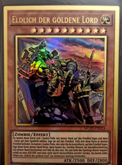 Yu-Gi-Oh! MGED-DE024 Eldlich der goldene Lord Premium Gold Rare NEU NM - Image 1