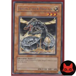 Yugioh Proto-Cyber Dragon SOI-EN010 Rare NM - Image 1