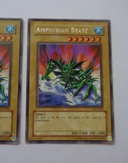 Playset: 3x Amphibian Beast LON-008 (Rare, Unlimited, Played / MP) Yugioh - Image 5