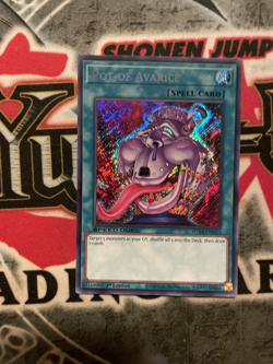 Yugioh Pot of Avarice SGX4-END12 Speed Duel Secret Rare 1st Ed NM - Image 1