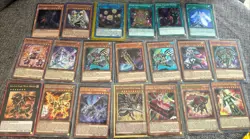 Lot 20 L Yu-Gi-Oh 1st Edition 1996-20 Powerful Dragon Red Eyes Black Holos Cards - Image 1