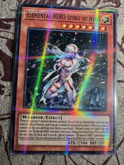 Elemental Hero Spirit Waifu YuGiOh HOLO Foil Rare Goddess Story Doujin Card - NM - Image 3