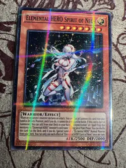 Elemental Hero Spirit Waifu YuGiOh HOLO Foil Rare Goddess Story Doujin Card - NM - Image 4