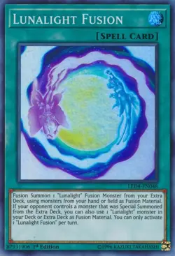 Lunalight Fusion-Super Rare - 1st Edition - LED4-EN048 - Legendary Duelists: ... - Image 1