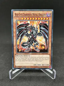 Yugioh Red-Eyes Darkness Metal Dragon SR02-EN009 Common 1st Edition NM - Image 1